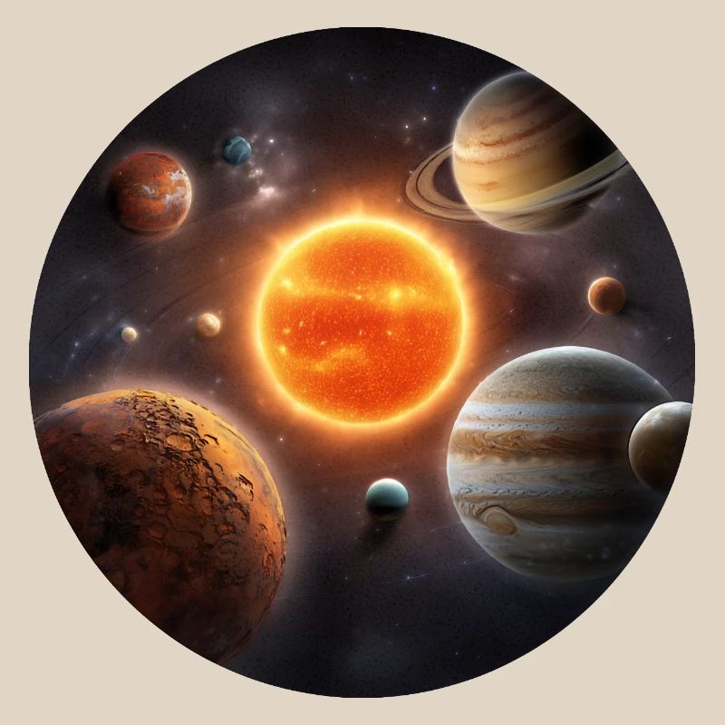 Astronomie Orbite des planètes du système solaire spatial