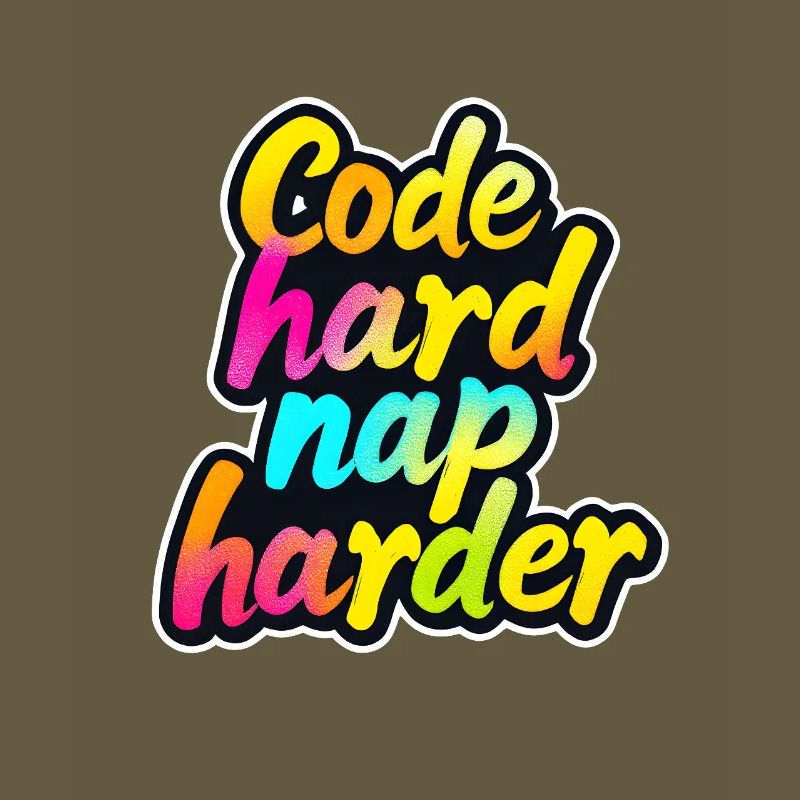 Code Hard Nickerchen Härter Lustiger Programmierer Tee