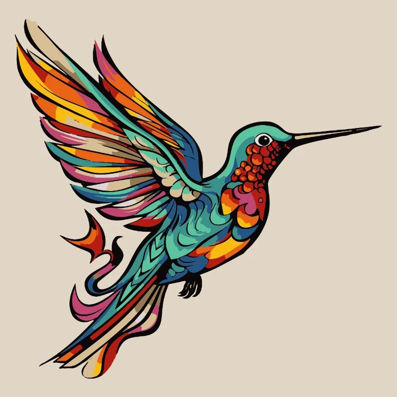 Hummingbird Bird Comic
