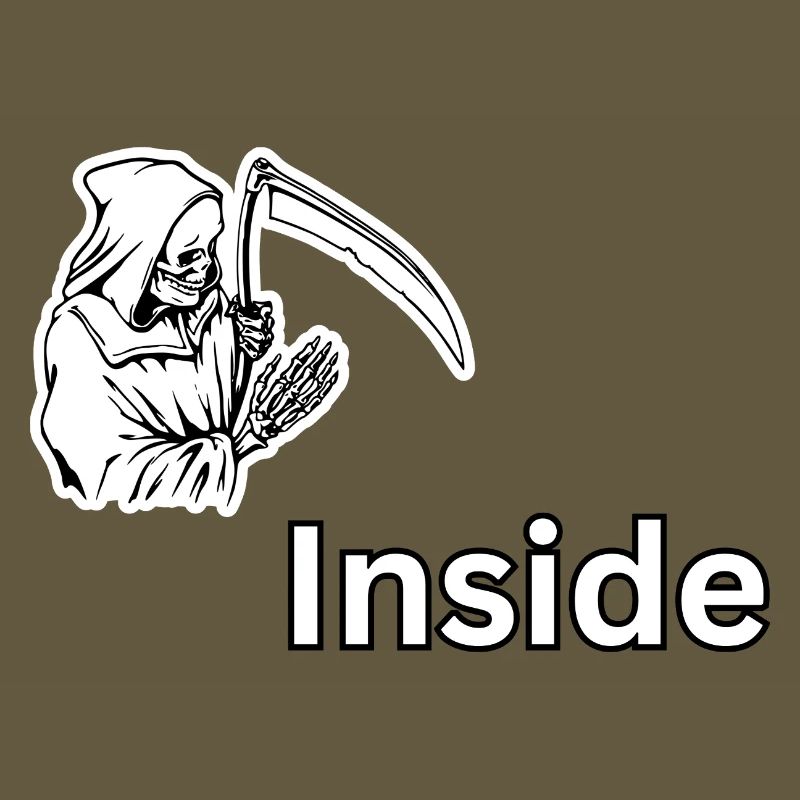 Dead Inside – Dark Skull Reaper-Design