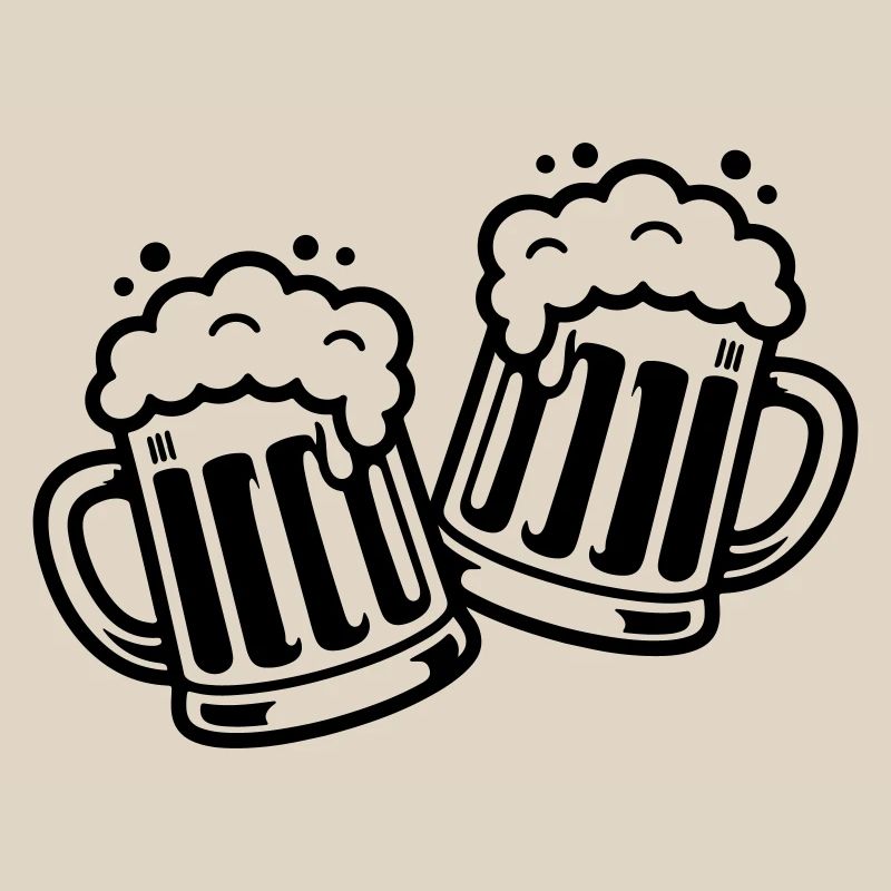 Bierkrug Prost Comic Bier