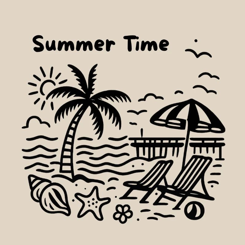 Conception de la plage