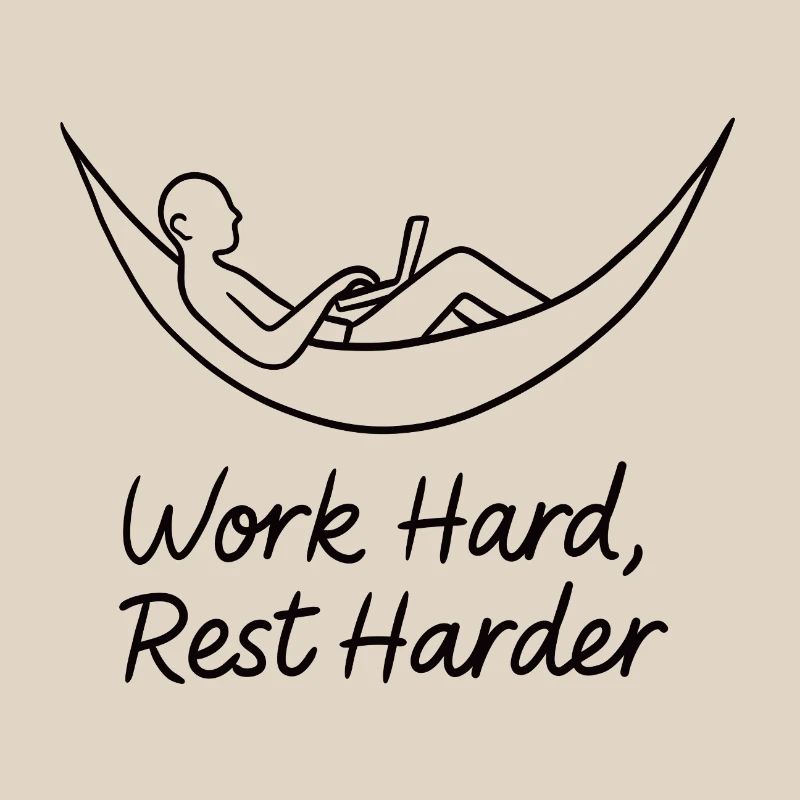 Work Hard Rest Harder Hammock