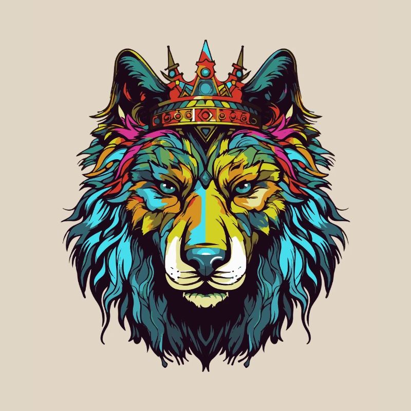 Wolf Comic Crown