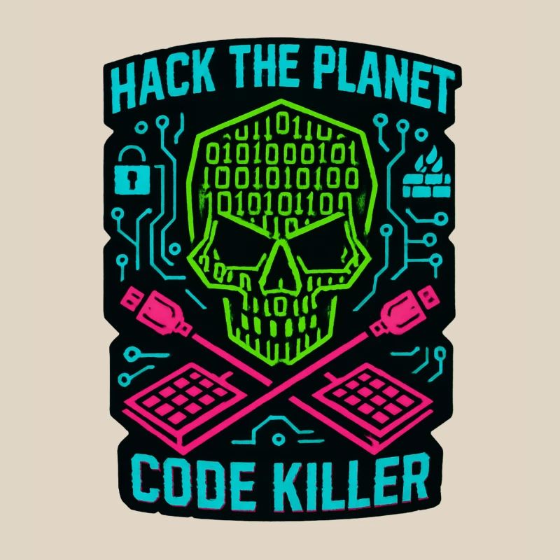 Hack the Planet Code Killer - Cybersécurité