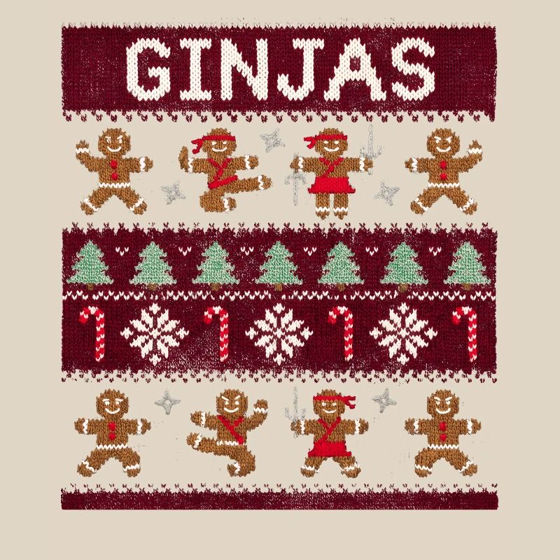 Le pull de Noël en pain d’épices de Ginja