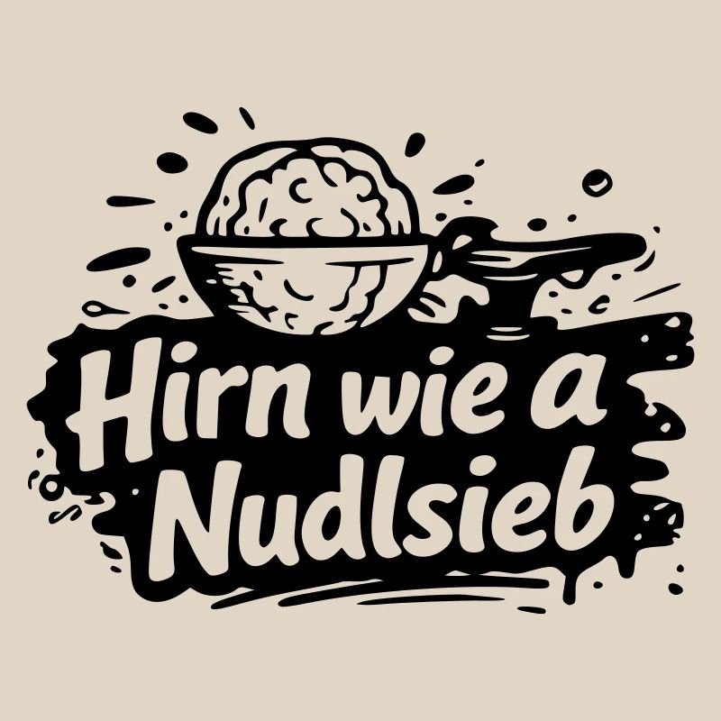 Brain like a pasta strainer