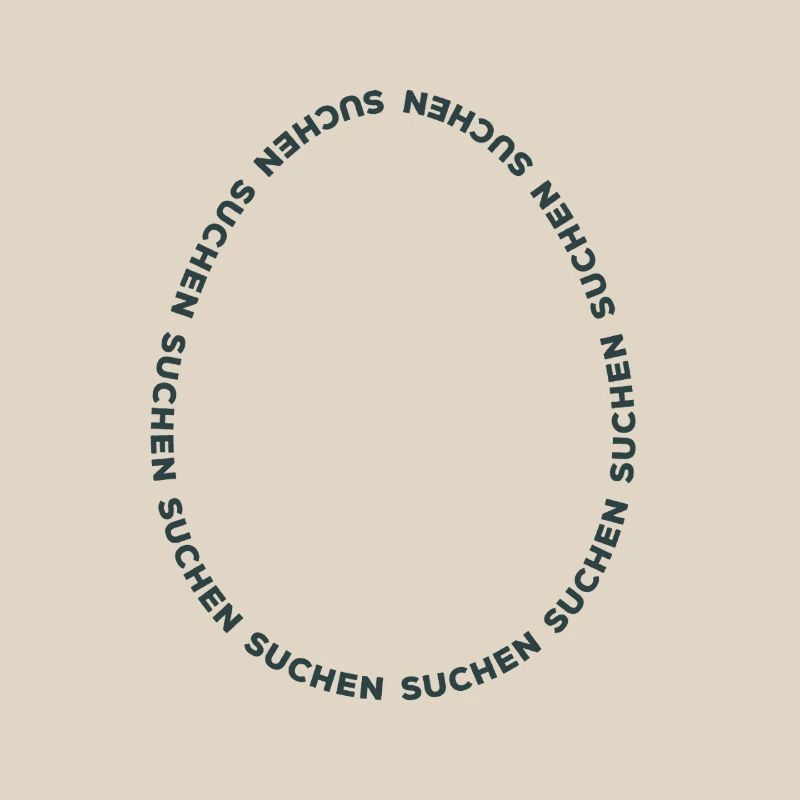 Happy Easter - Easter Egg Search - Typography