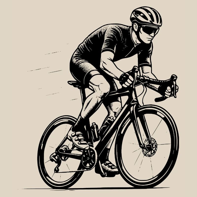 Déclaration directe sur le vélo de route