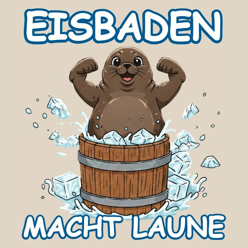 Phoque de bain de glace