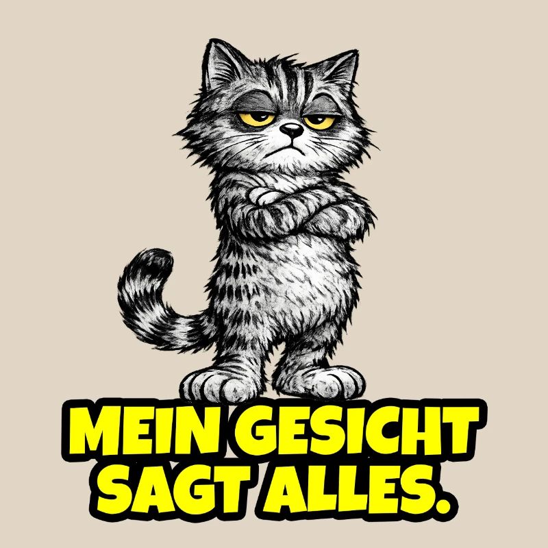 Mon visage en dit long. – Chef Chat (Grumpy)
