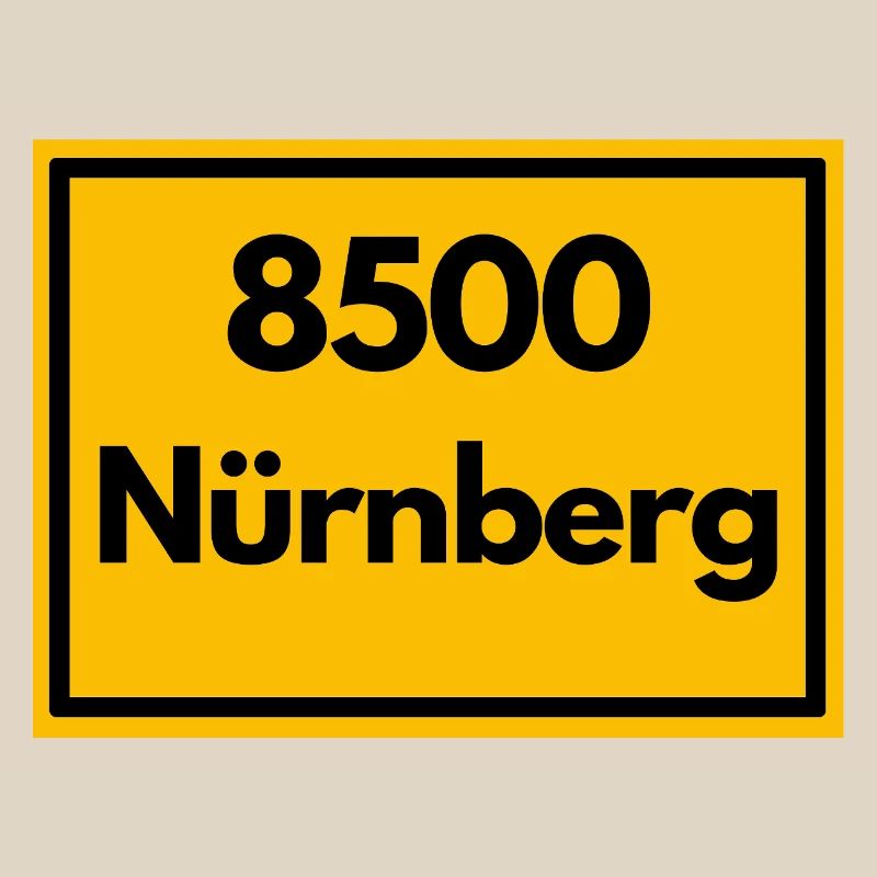 ANCIEN CODE POSTAL RÉTRO 8500 NÜRNBERG FRANKEN