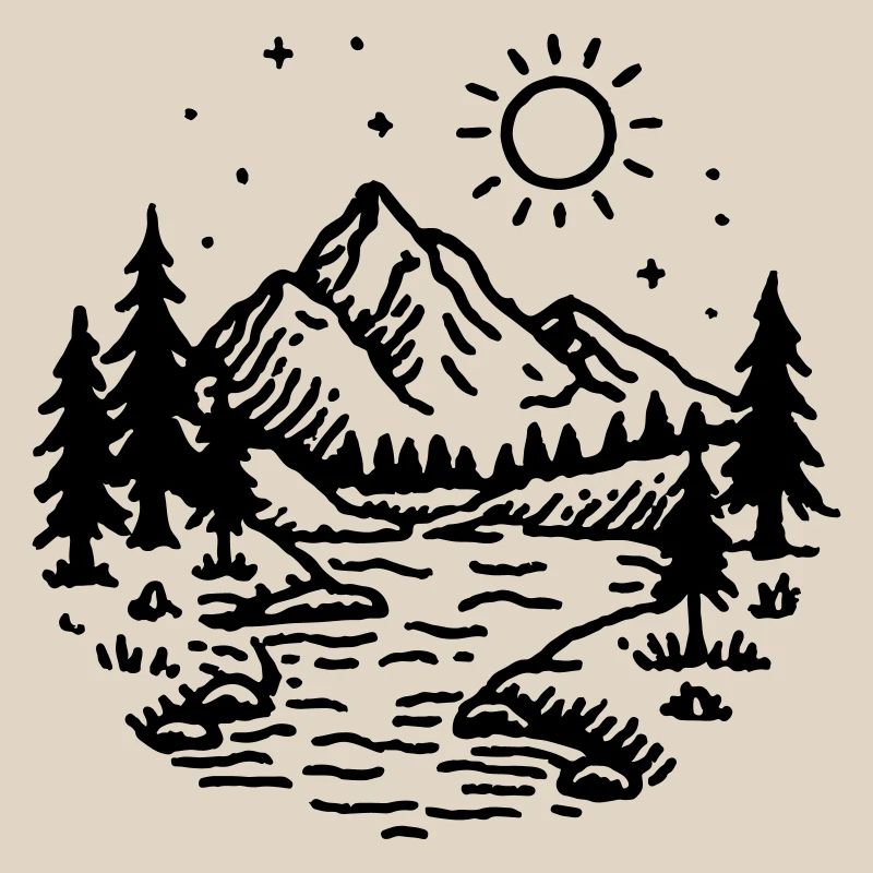 Mountains Landscape Forest