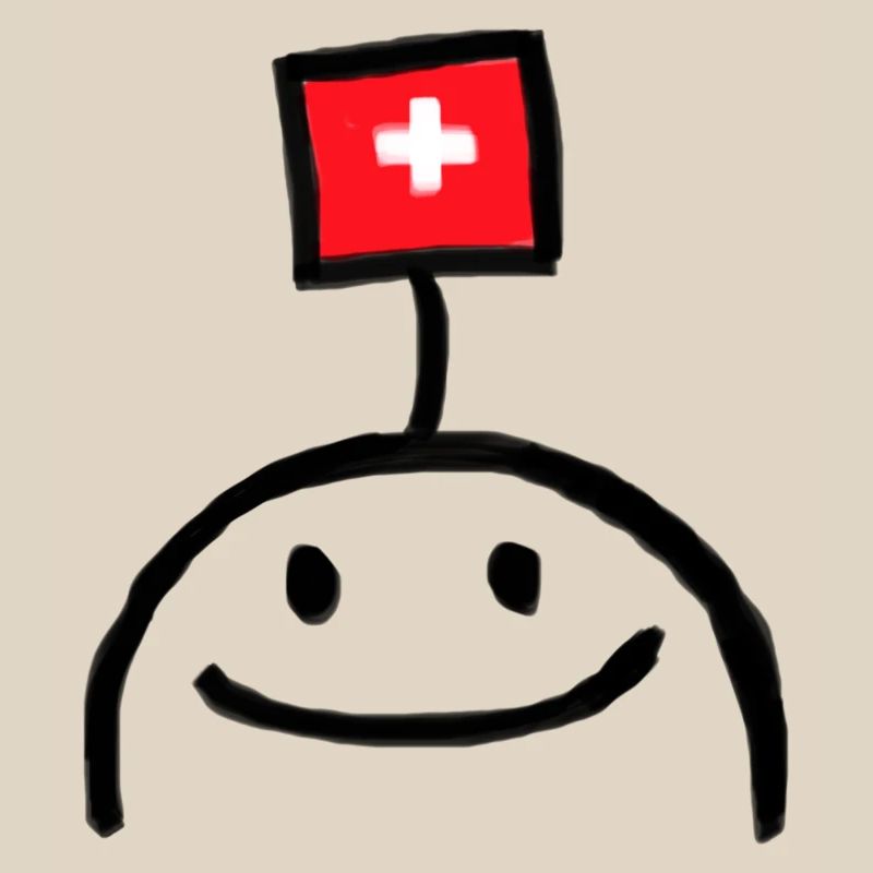 Lustiges Schweizer Geschenk