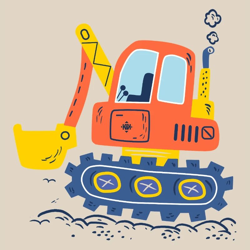 Excavator, construction machinery