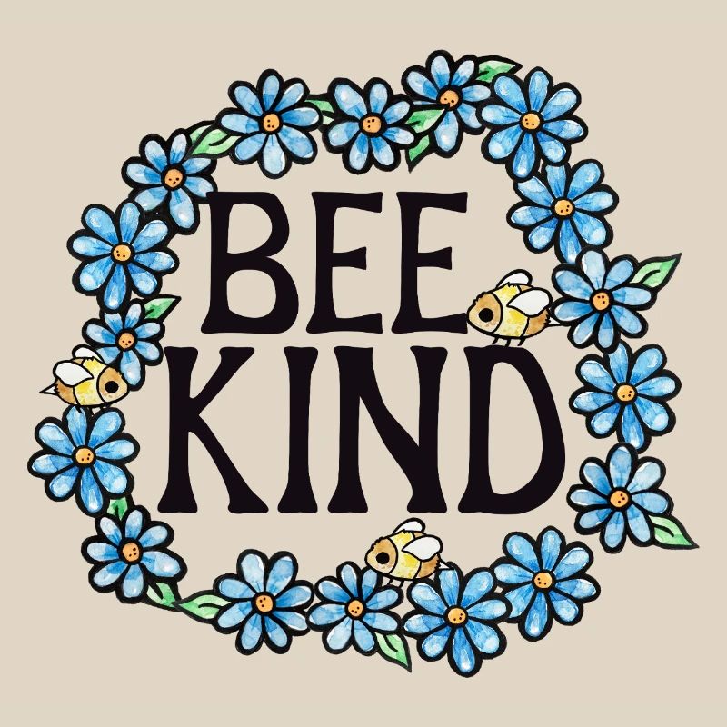 Be Kind Floral Circle