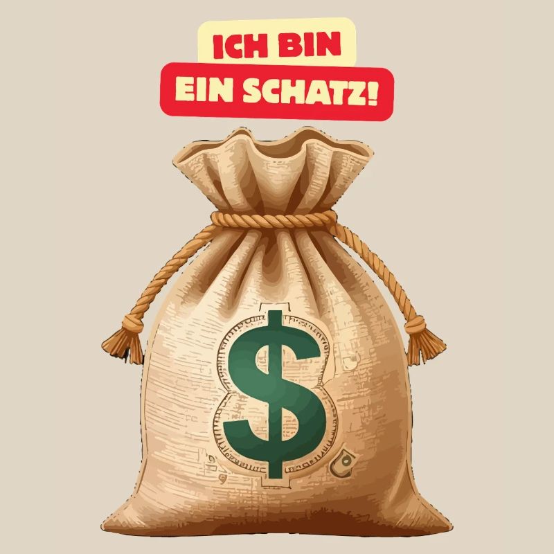 Ich bin ein Schatz Geldsack