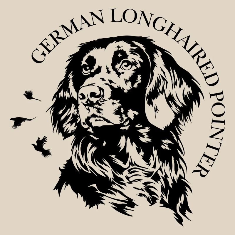 German Longhaired Pointer Jagdhunde Hunde Wilsigns