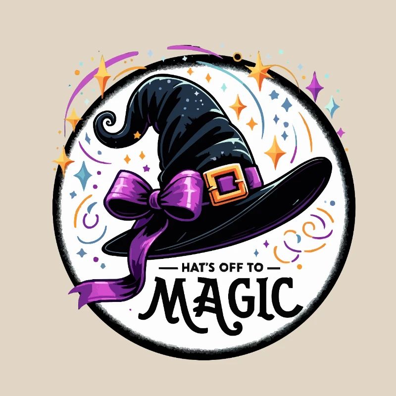 Witch Hat Magic Illustration