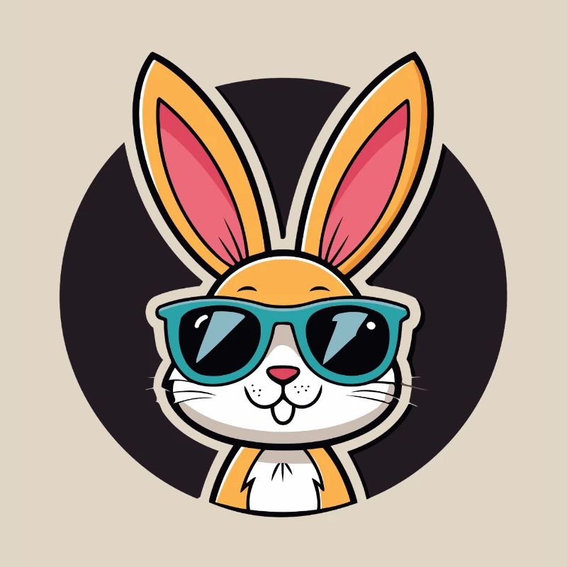 Solarbunny mit blauer Brille