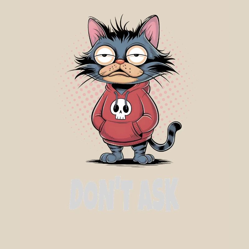 Ne demandez pas au chat – Drôle de phrase de chat