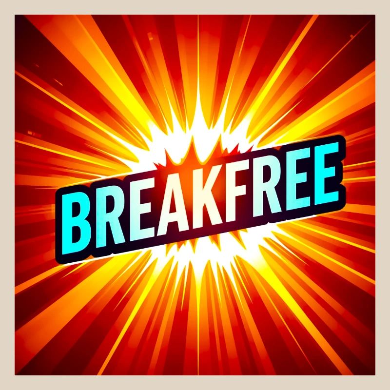 Breakfree Burst Graphic
