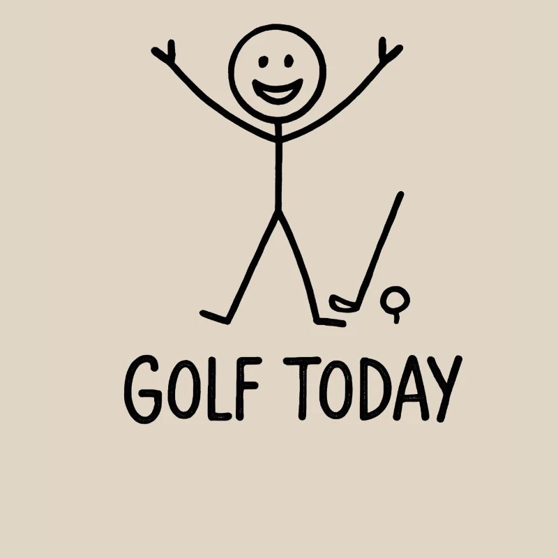 Golf Today Golfer Humor Gift Idea Golfer