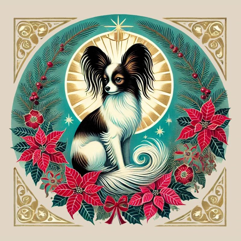 Papillon Halo Weihnachtskreis