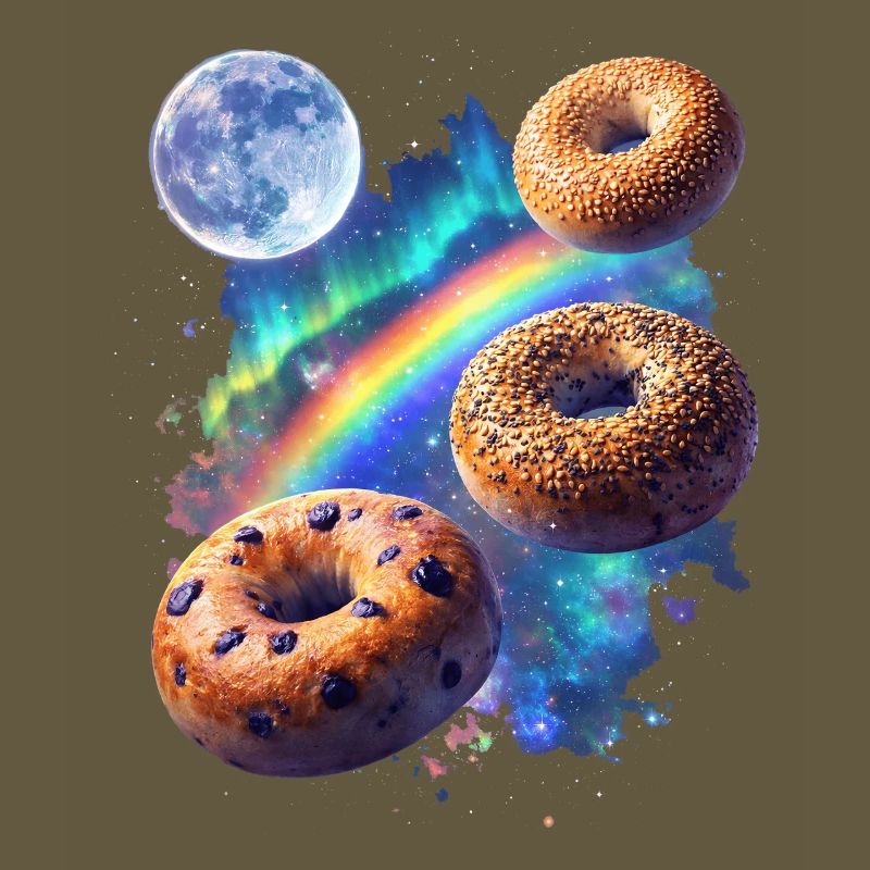 Cosmic donuts over rainbow space