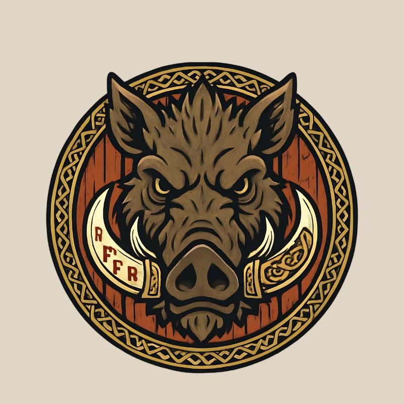 Viking Boar Emblem