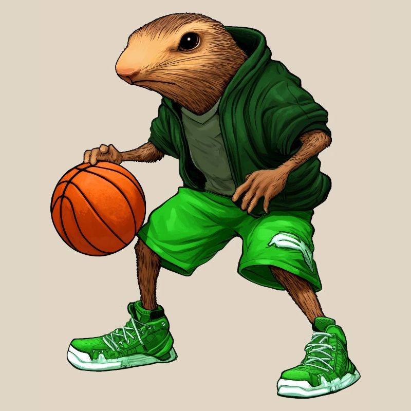 Mole Basketball Player
