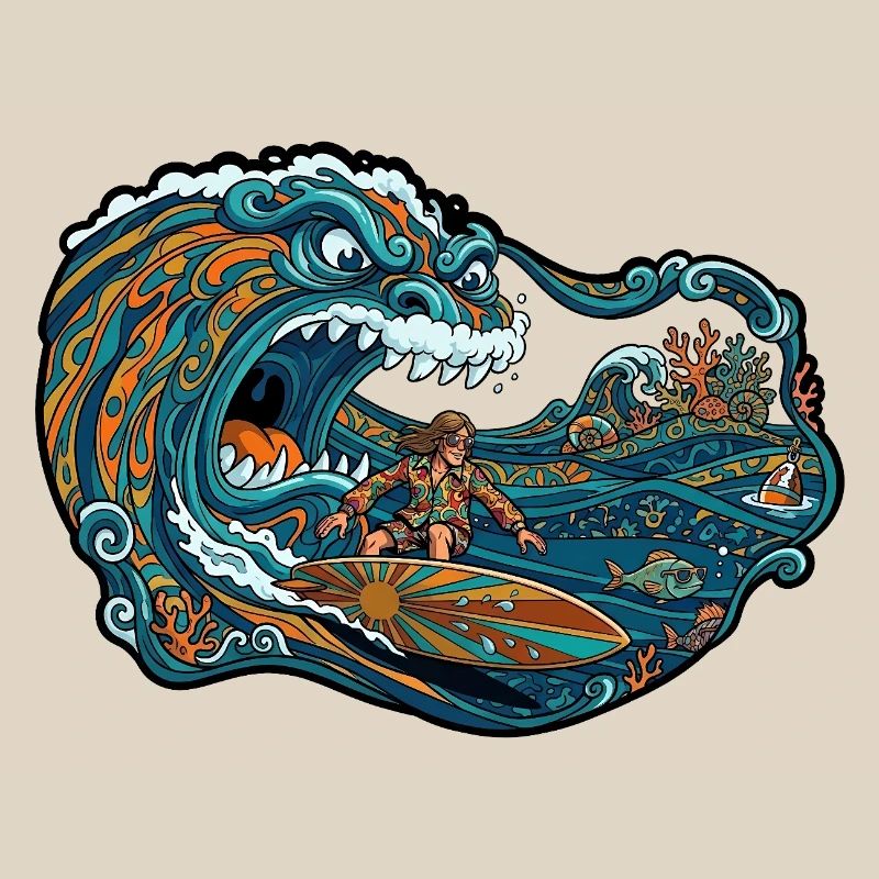 Aventure de vagues géantes de vagues