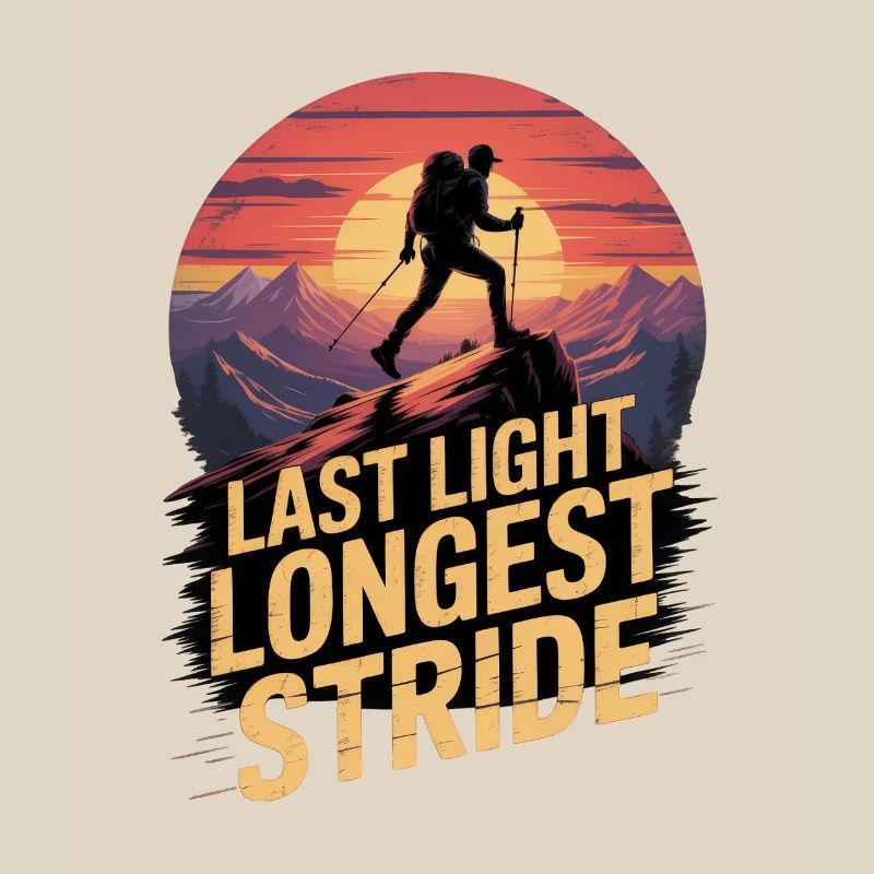 Last Light Longest Stride Hiking Sunset