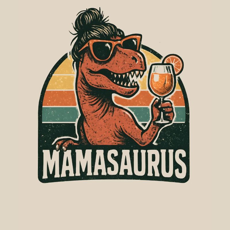 Mamasaurus Mama Mutter Geschenkidee Humor Lustig