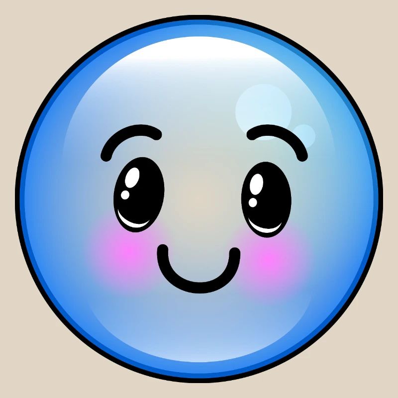 Cute Blue Bubble