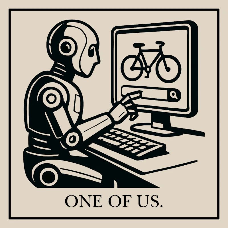 Conception robotique : Bicyclette sur un moniteur