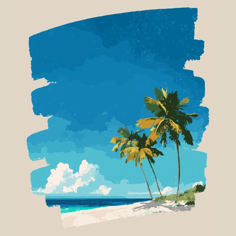 Strand Meer Palmen