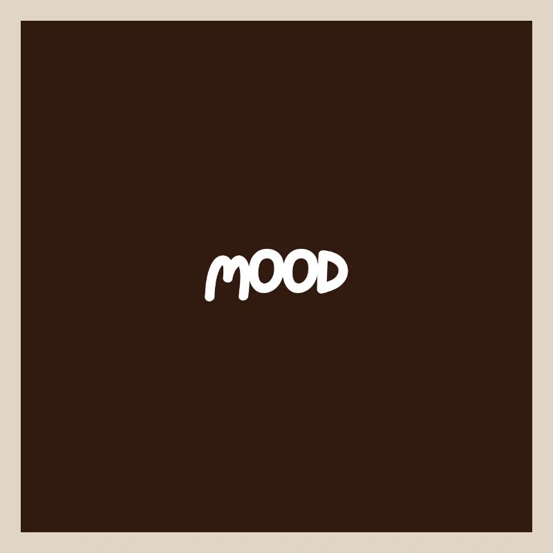 "MOOD" Graphic Tee Design