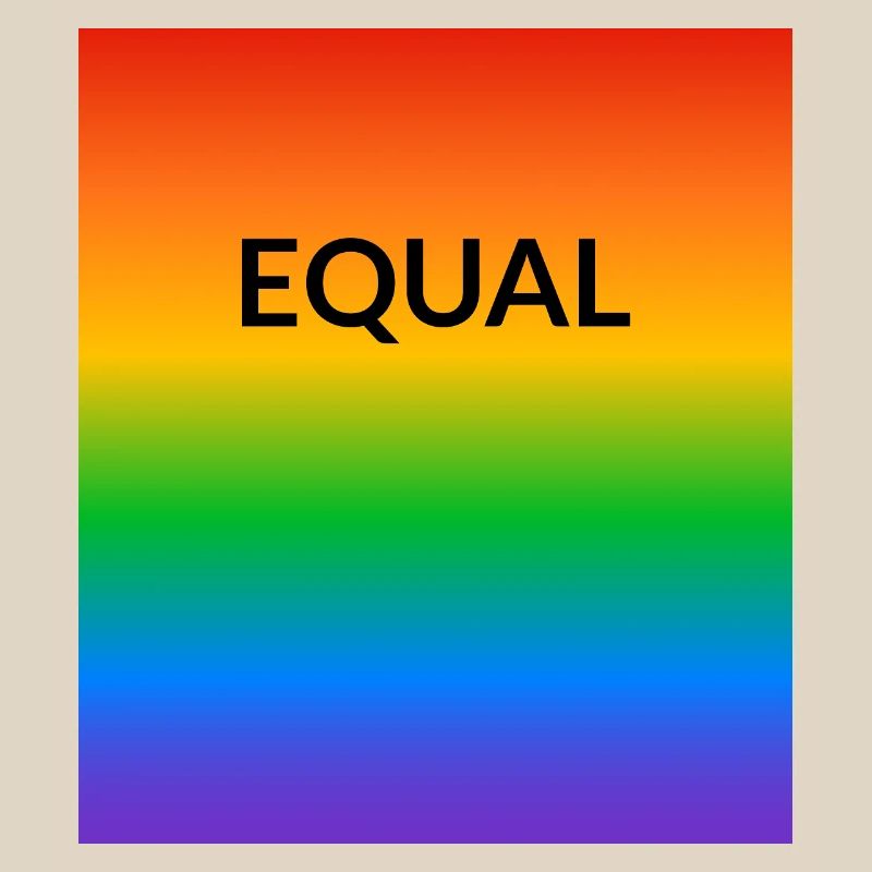 Rainbow Equal LGBT Pride Monat
