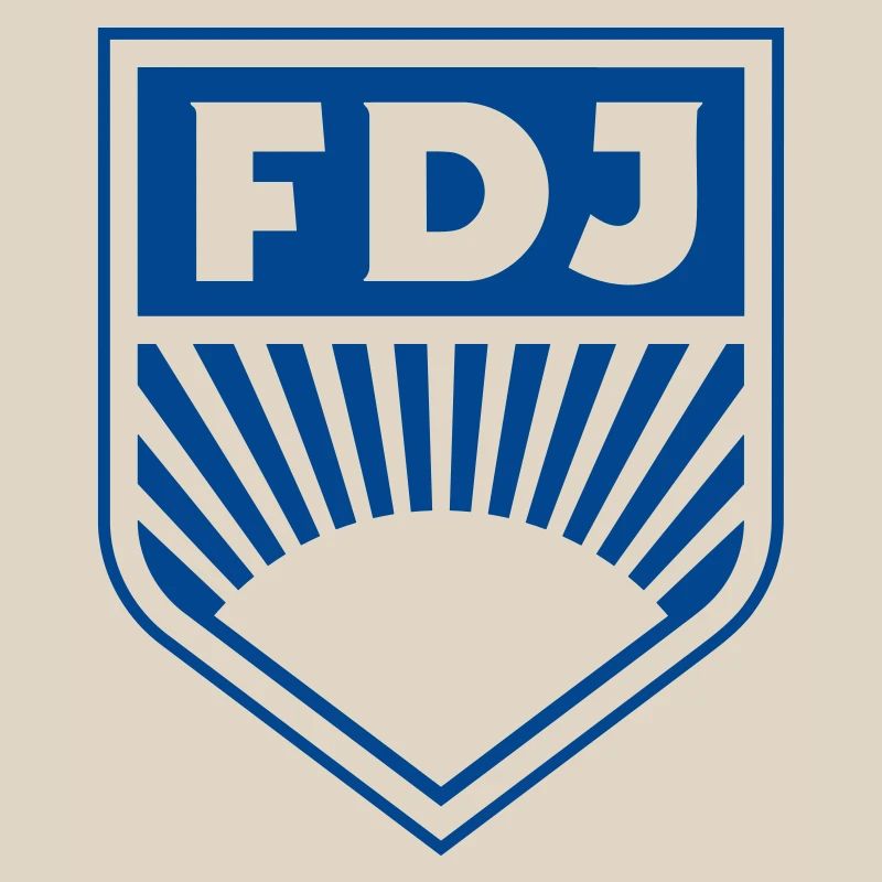 FDJ - Freie Deutsche Jugend Abzeichen (einfarbig)