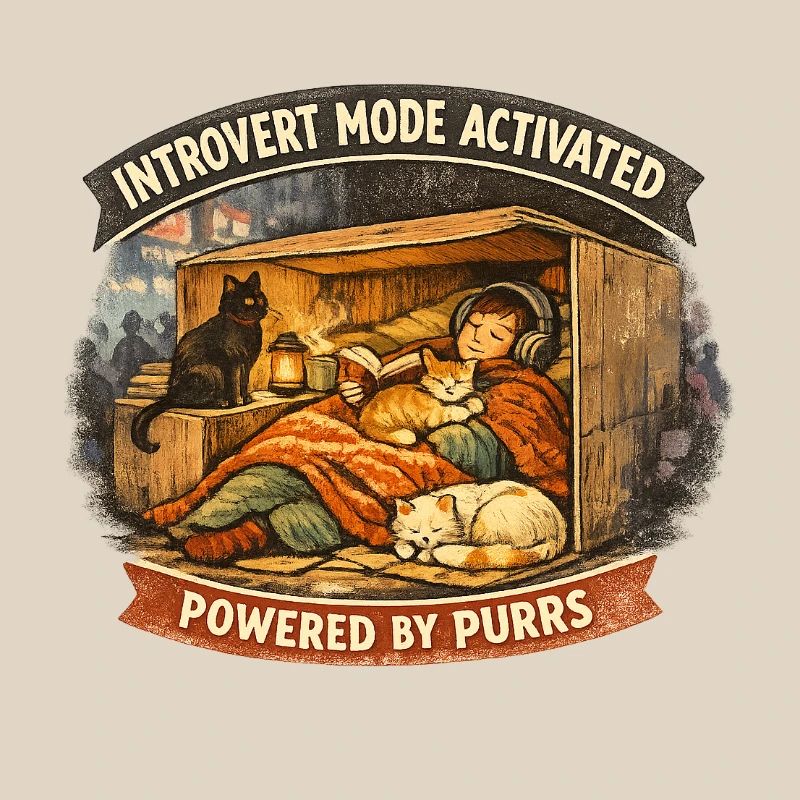 Mode introverti activé Nuit Chaleureuse pour chat