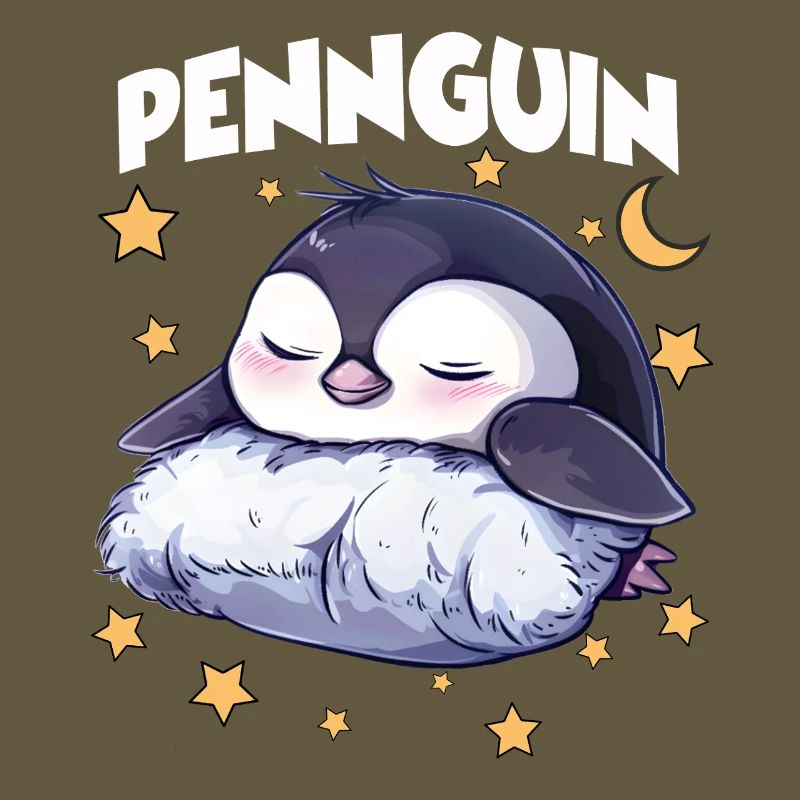 Penguin Pennguin Pajama Late Riser Morning Grouch