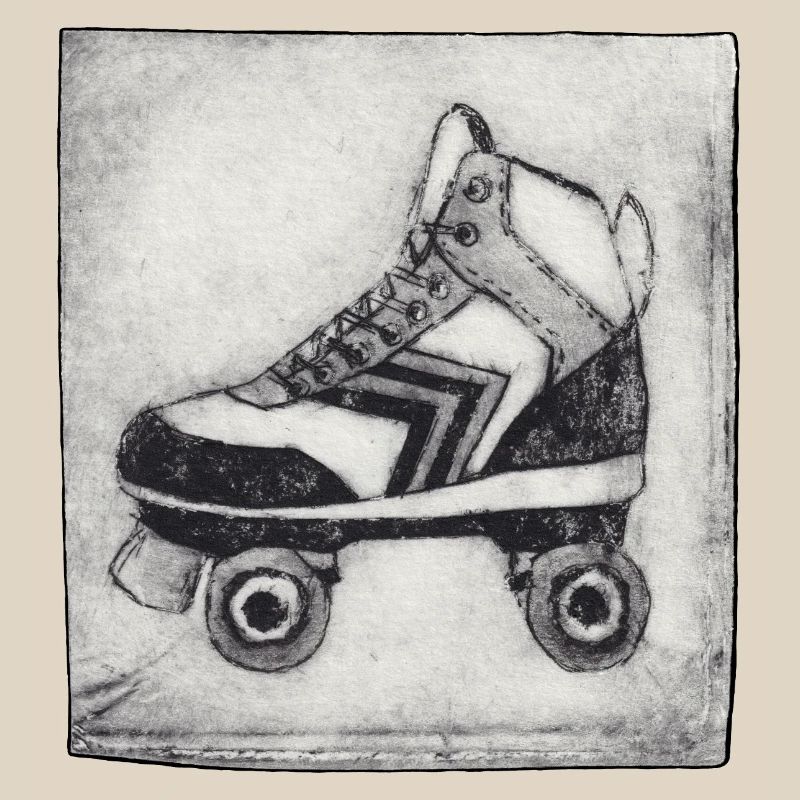Roller Roller Retro - Sculpté à la main imprimable