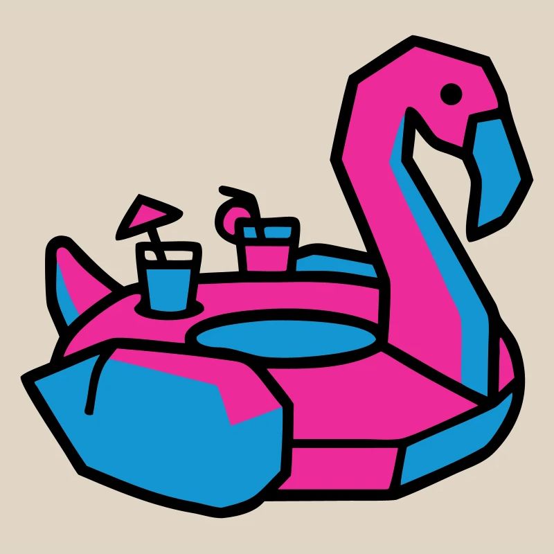Flamingo Schwimmtier Pool Party