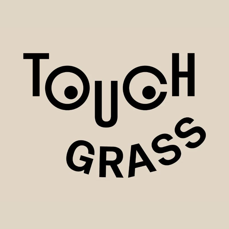 Grasfröhliches Gesicht