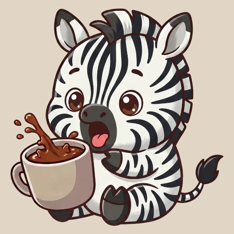 Funny Zebra Coffee Coffee Lover