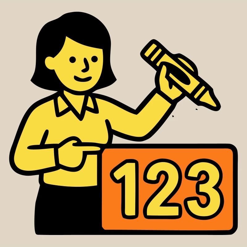 Teacher Math 123 School