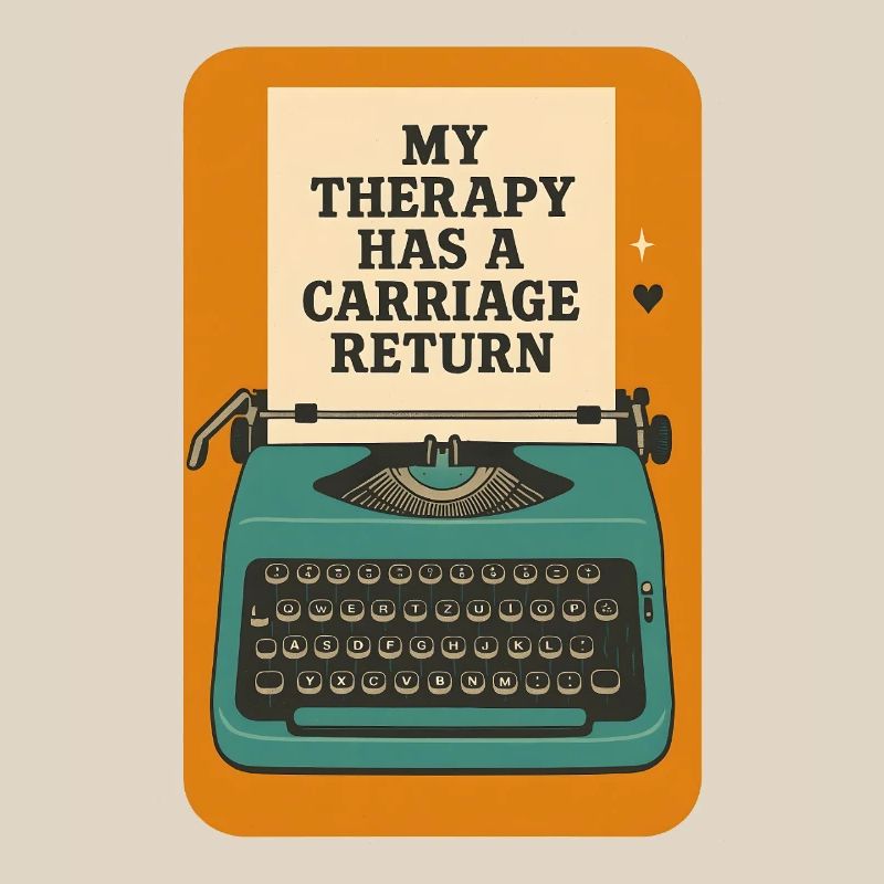 Therapy with carriage return | Writing