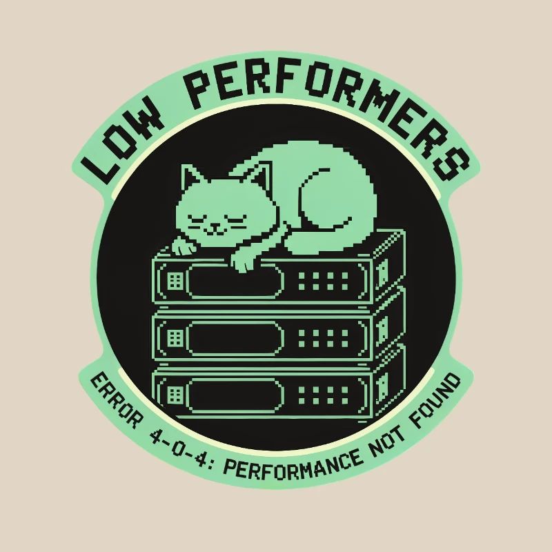 Low Performers Cat Server Pixel Art