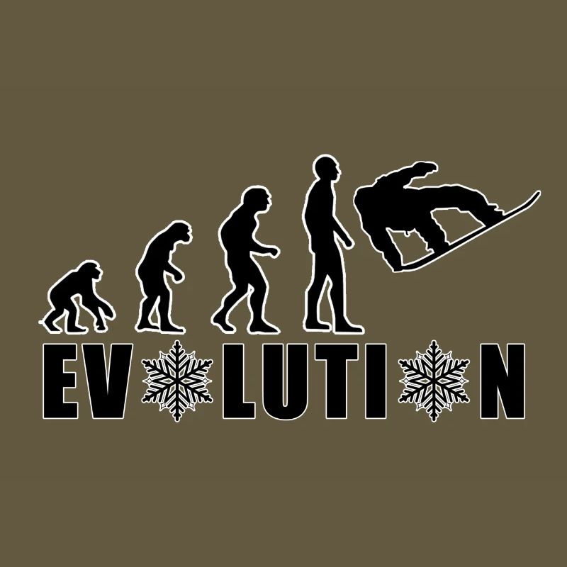EVOLUTION SNOWBOARD Schnee Winter Geschenk